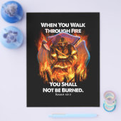 消防士ギフト | When You Walk Through Fire チラシ (シングル)