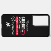 消防士クリスチャンに変装したキリスト教信者 SAMSUNG GALAXYケース (左側面)