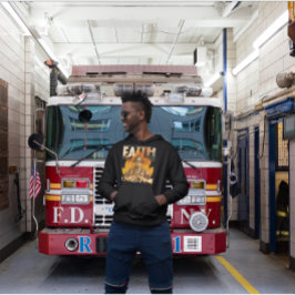 消防士クリスチャン信仰への恐怖に対する信仰 パーカ