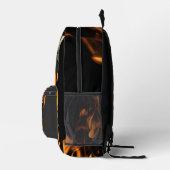 消防士クリスチャン信仰への恐怖に対する信仰 プリントバックパック (右)