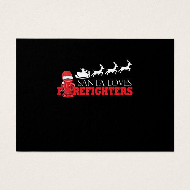 消防士クリスマスプレゼントサンタクロース消防士 (正面)