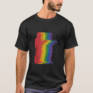 消防士ゲイプライドLGBTQサポーター雨 Tシャツ