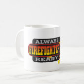 消防士コーヒーマグ コーヒーマグカップ (正面左)