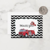 消防士サンキューカード ノートカード (正面/裏面インサイチュ)