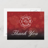 消防士サンキューカード ポストカード (正面/裏面)