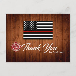 消防士サンキューカード ポストカード