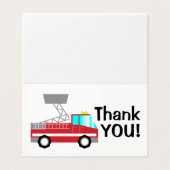 消防士サンキューカード | 消防車ノテカ (外部フラット)