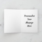 消防士サンタ消防局ホリデーカード シーズンカード (内部)