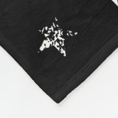 消防士スタイルのアメリカ国旗フルカスタム フリースブランケット (角)