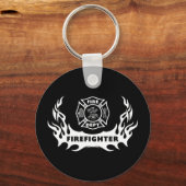 消防士タトゥー キーホルダー (正面)