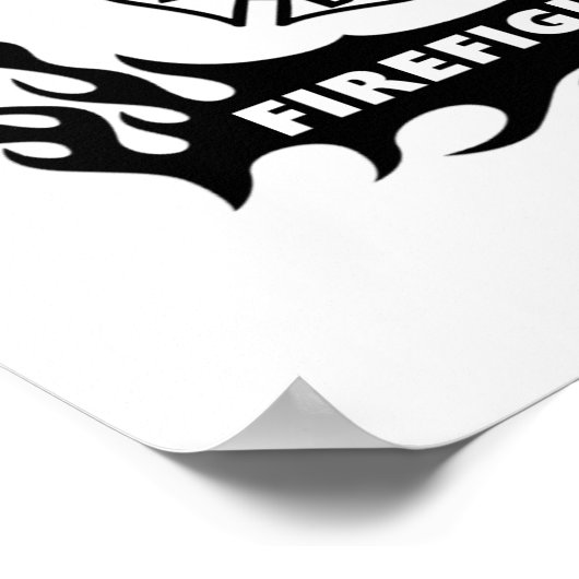 消防士タトゥー ポスター (角)