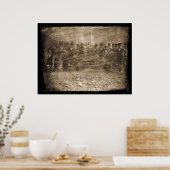 消防士ダゲレオタイプ1850 ポスター (キッチン)