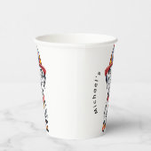 消防士ダルマチアンワイルドワン1歳のパーティー 紙コップ (右)