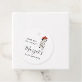 消防士ダルマチアン犬ベビーシャワー フェイバータグ (インサイチュ)