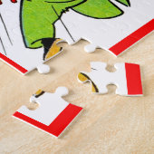 消防士ダンパーダウン ジグソーパズル (側面)