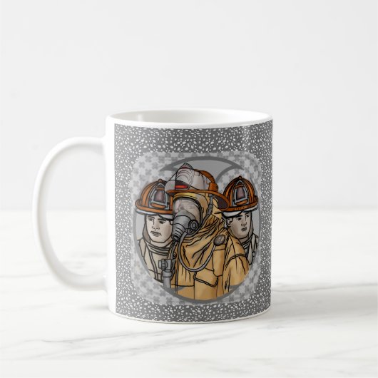 消防士チーム マグカップ (左)