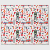 消防士ツール ラッピングペーパー (フラット)