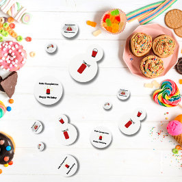 消防士テーマホワイト誕生日バイリンガルボーイ コンフェッティ