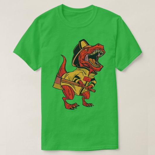 消防士トレックス Tシャツ (デザイン正面)