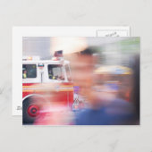 消防士ニューヨーク ポストカード (正面/裏面)