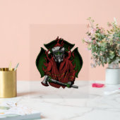 消防士ハロウィーンの衣装 アクリルサイン (ウェディング)