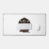 消防士ハロウィーンの衣装 デスクマット (キーボード&マウス)