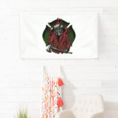 消防士ハロウィーンの衣装 横断幕 (インサイチュ)