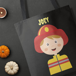 消防士ハロウィーントリックトリートメント トートバッグ