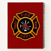 消防士バッジ ノートブック (裏面)