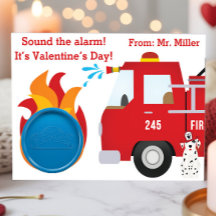 消防士バレンタインデー遊のギフトカード