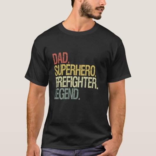 消防士パパ Tシャツ (正面)