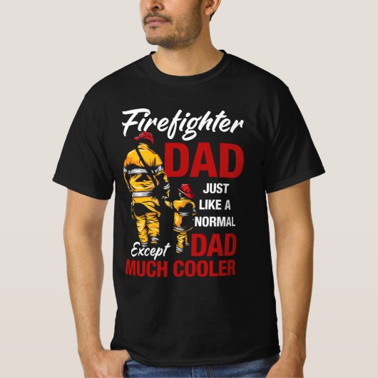 消防士パパ Tシャツ (正面)