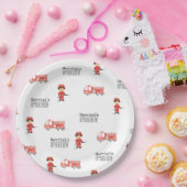 消防士パーティープレート ペーパープレート (パーティー)