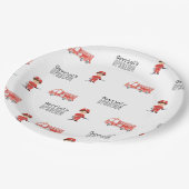 消防士パーティープレート ペーパープレート (アングル)