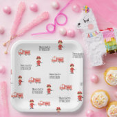 消防士パーティープレート ペーパープレート (パーティー)