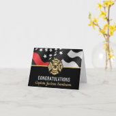 消防士パーティー消防署 カード (黄色い花)