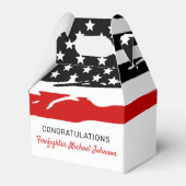 消防士パーティー薄い赤線おめでとう フェイバーボックス (正面サイド)