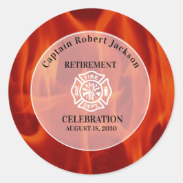 消防士ファイアバッジ消防士 ラウンドシール