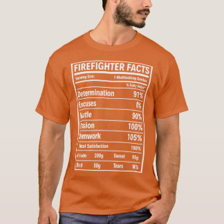消防士ファクト消防士Tシャツ Tシャツ