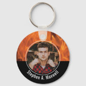 消防士フレイムスクラス | 名前 キーホルダー (裏面)