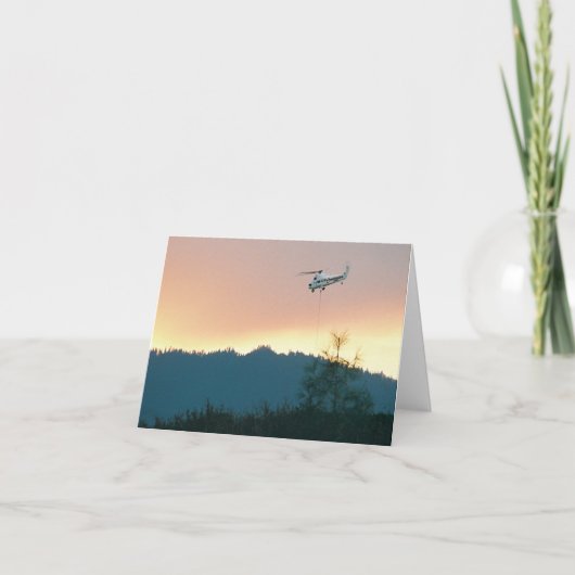 消防士ヘリコプター….. カード (正面)