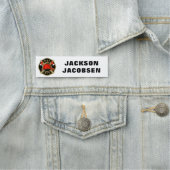 消防士ヘルメット名タグ 名札 (インサイチュ)