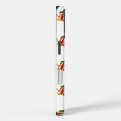 消防士ペッパーカスタマイズ可能な白い親指 – アップ Case-Mate iPhoneケース (裏面 / 右)