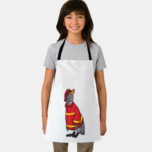 消防士ペンギン エプロン (インサイチュ)