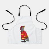 消防士ペンギン エプロン (正面)