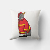 消防士ペンギン クッション (裏面)