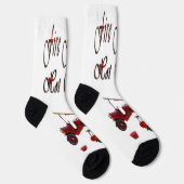 消防士ホット物、クルーソックス ソックス (右)