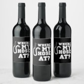 消防士ホース消防士のための成人ユーモア ワインラベル (ボトル)