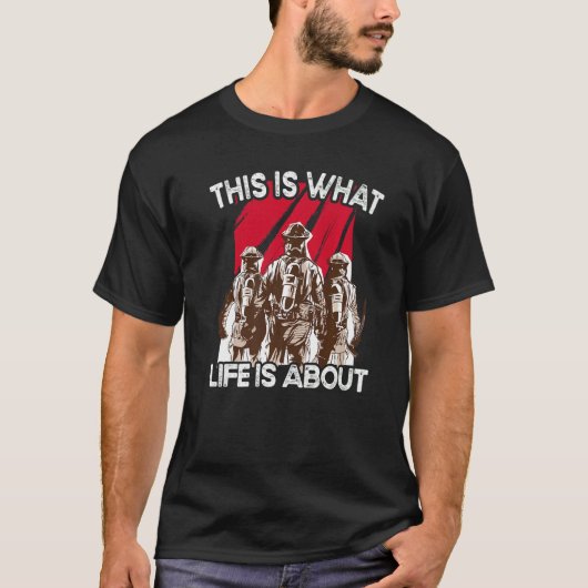消防士ボランティア消防士 Tシャツ (正面)