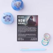 消防士ポートレート、消防士募集 チラシ (シングル)